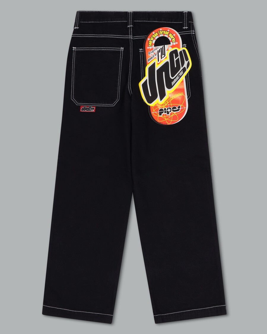 Jnco 179 Pipes. 23". Jet Black.