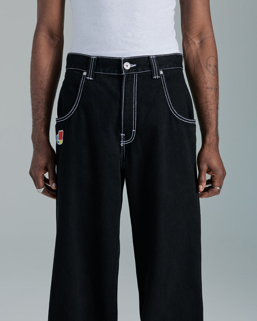Jnco 179 Pipes. 23". Jet Black.