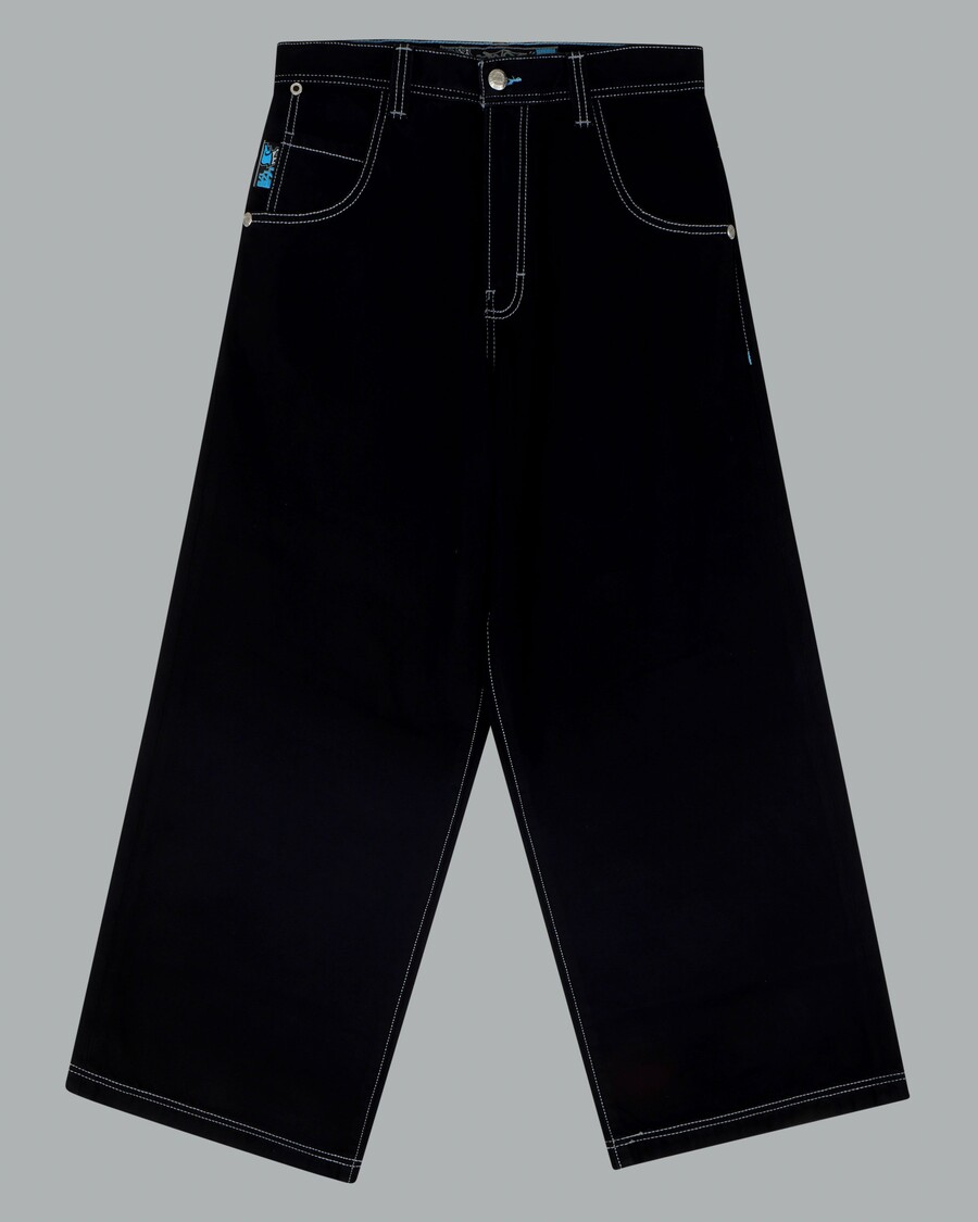 Jnco 1179 Easy Wide Pipes. 23". Jet Black.