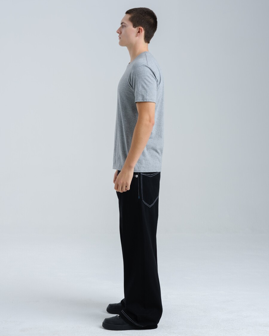 Jnco 1179 Easy Wide Pipes. 23". Jet Black.