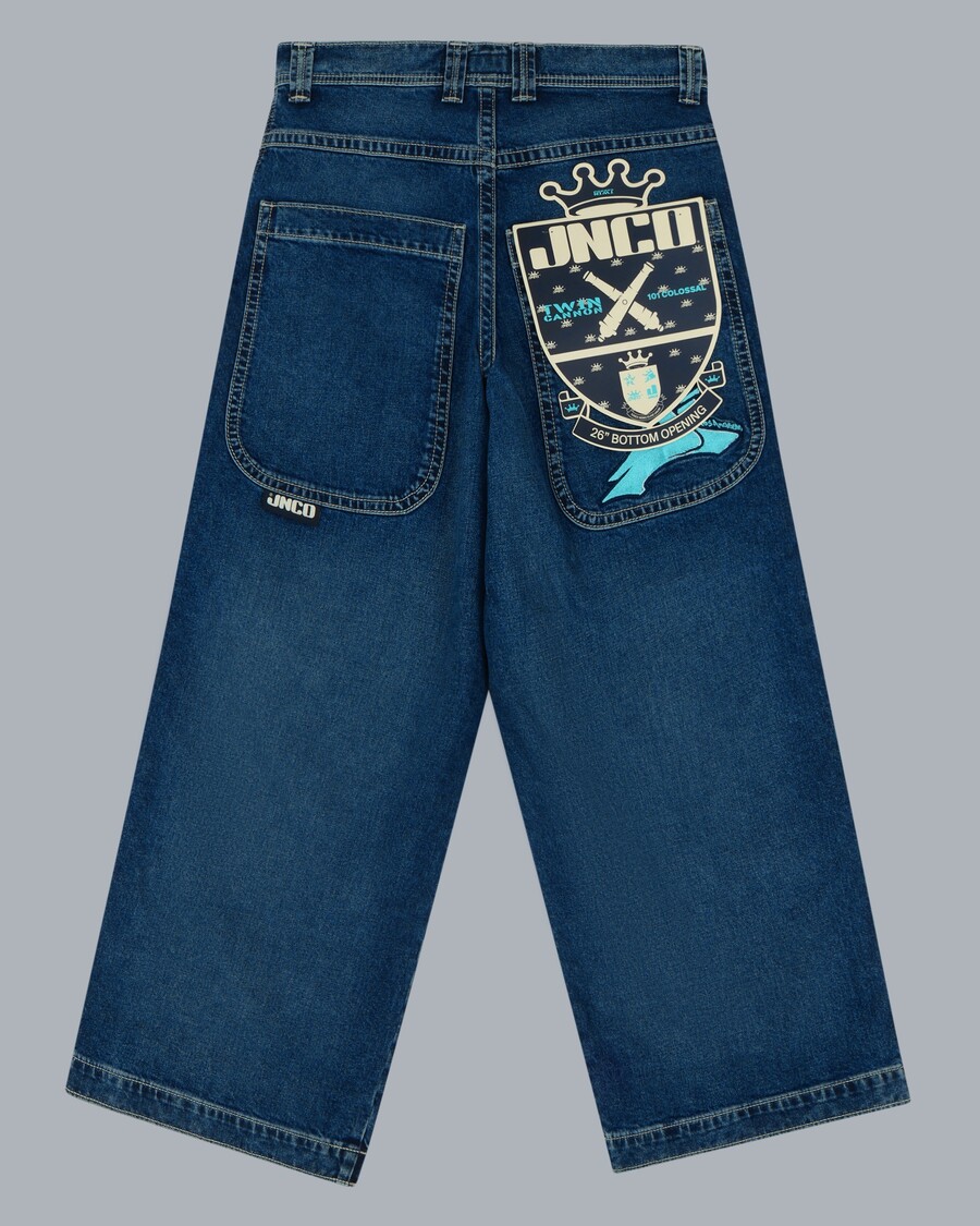 Jnco 1101 LA Cannon. 26". Hand-Sand Dark Stone.