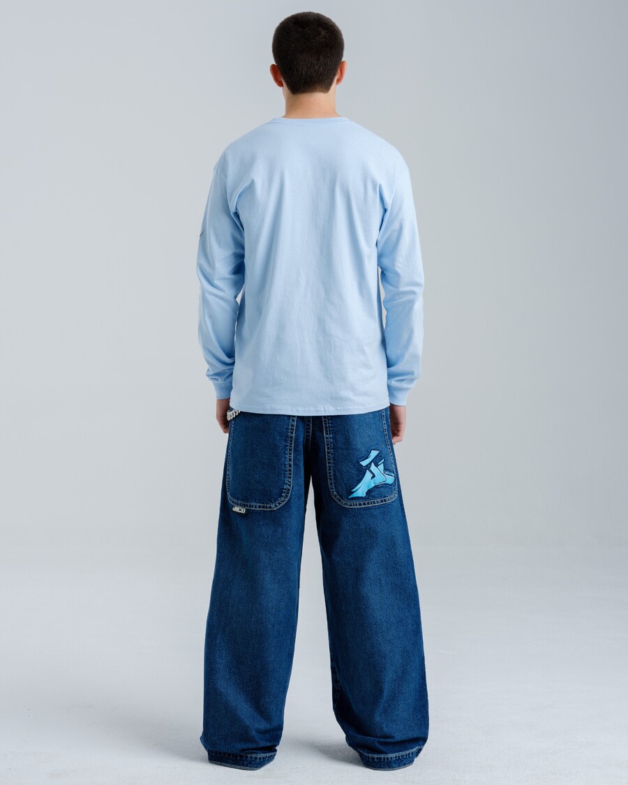 Jnco 1101 LA Cannon. 26". Hand-Sand Dark Stone.