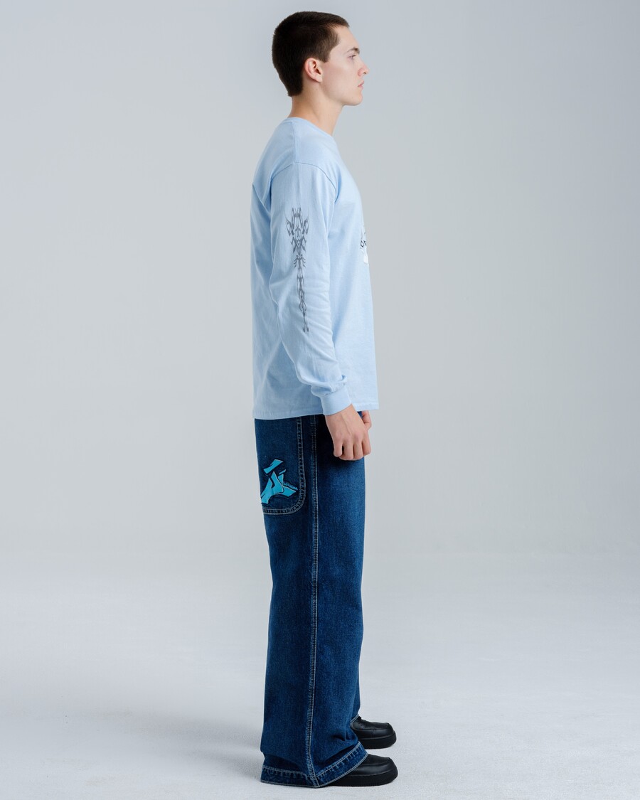Jnco 1101 LA Cannon. 26". Hand-Sand Dark Stone.