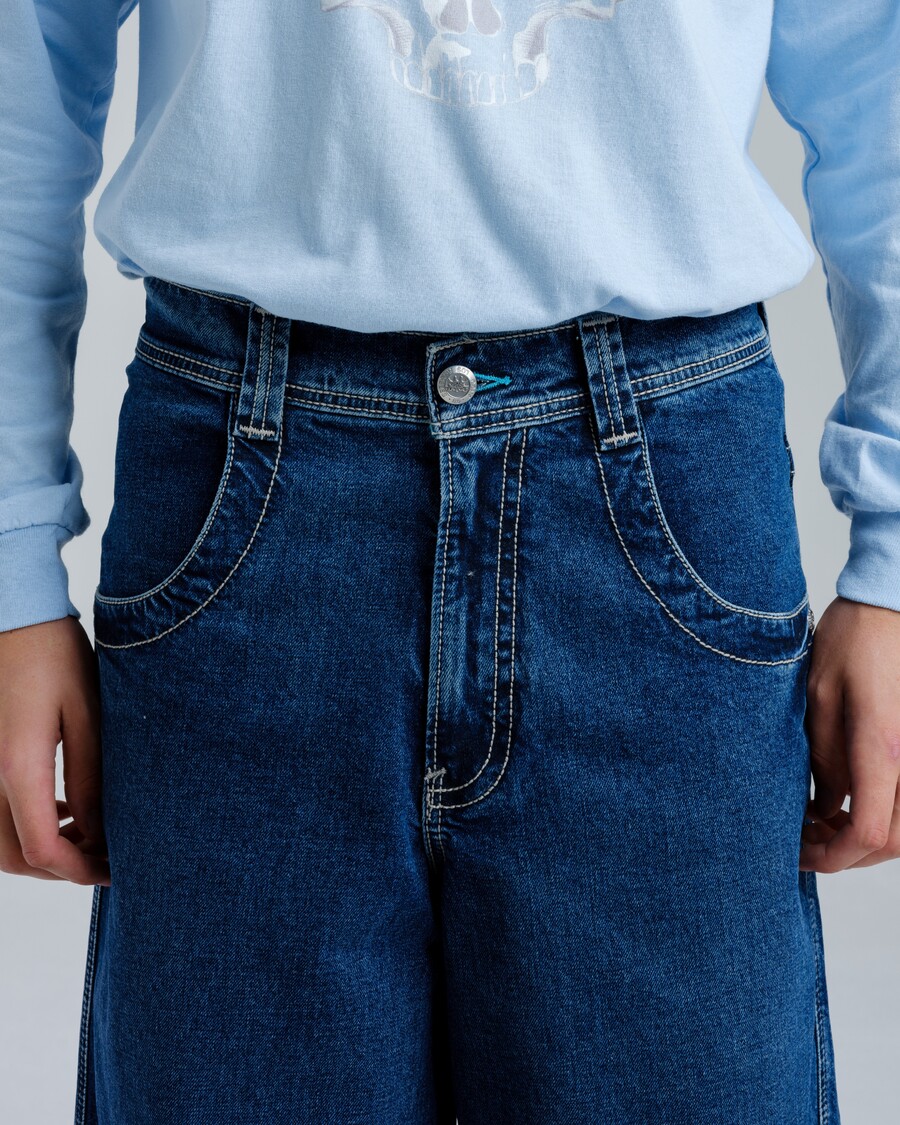 Jnco 1101 LA Cannon. 26". Hand-Sand Dark Stone.