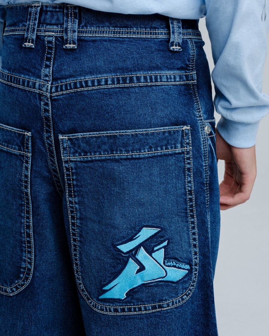 Jnco 1101 LA Cannon. 26". Hand-Sand Dark Stone.