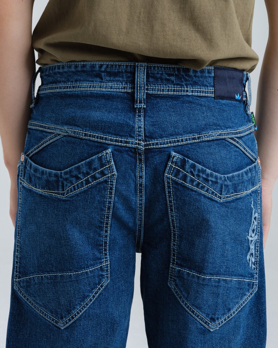 Jnco Pivot. 21". Hand-Sand Dark Stone.