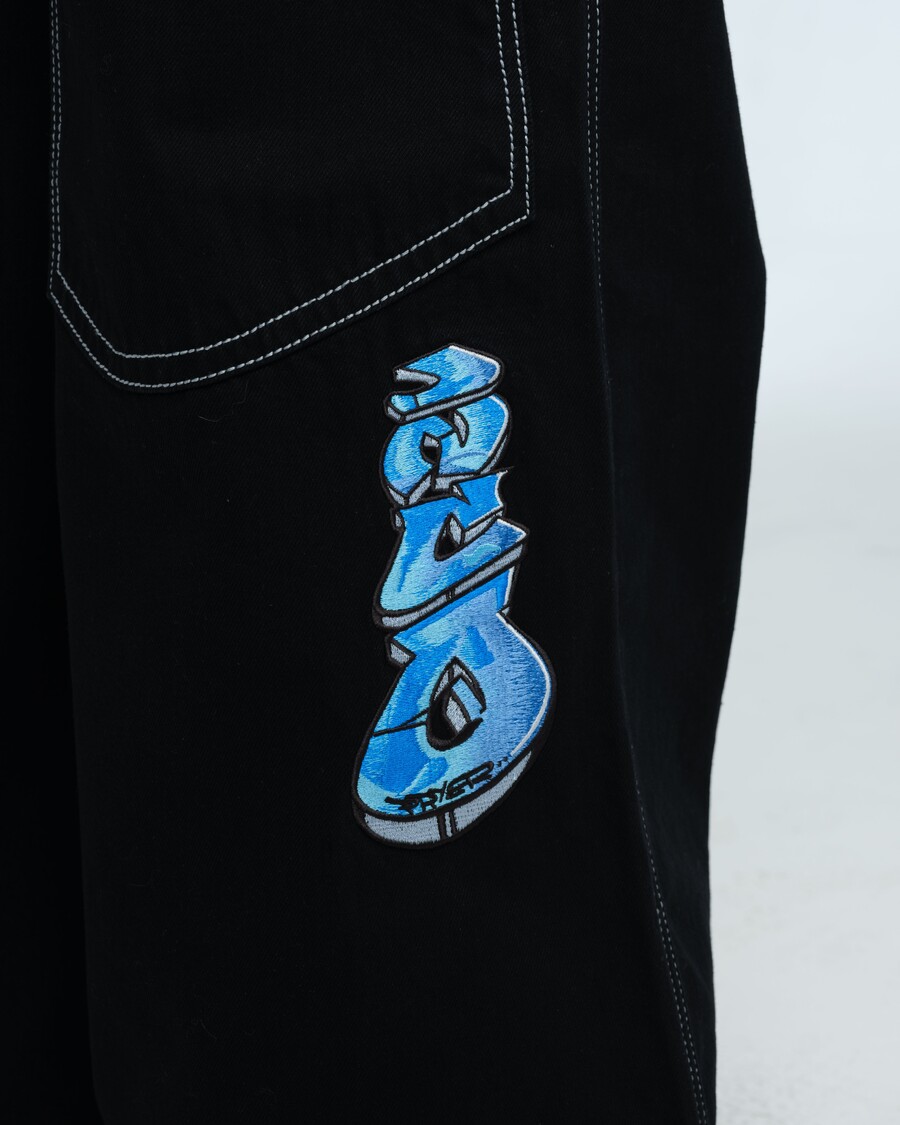 Jnco Battle. 30". Jet Black.