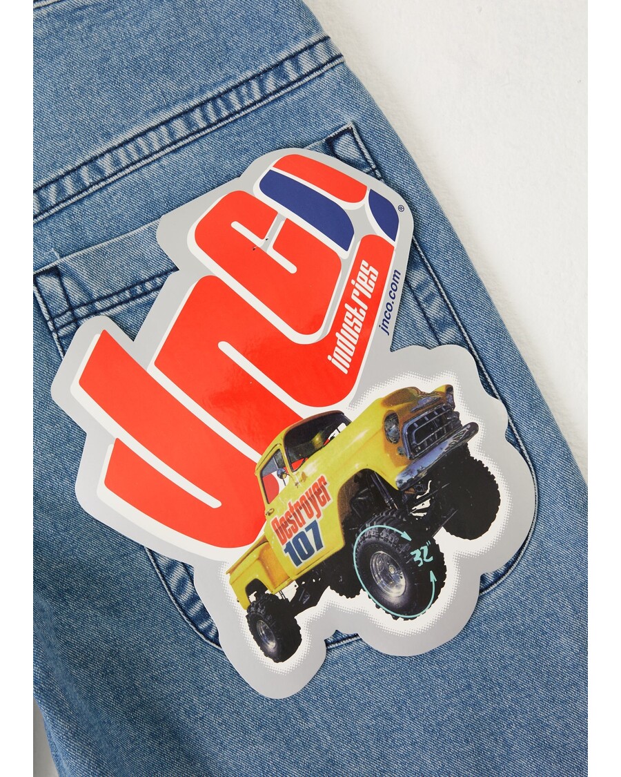 Jnco Destroyer Shorts. 14" Inseam. Antique.