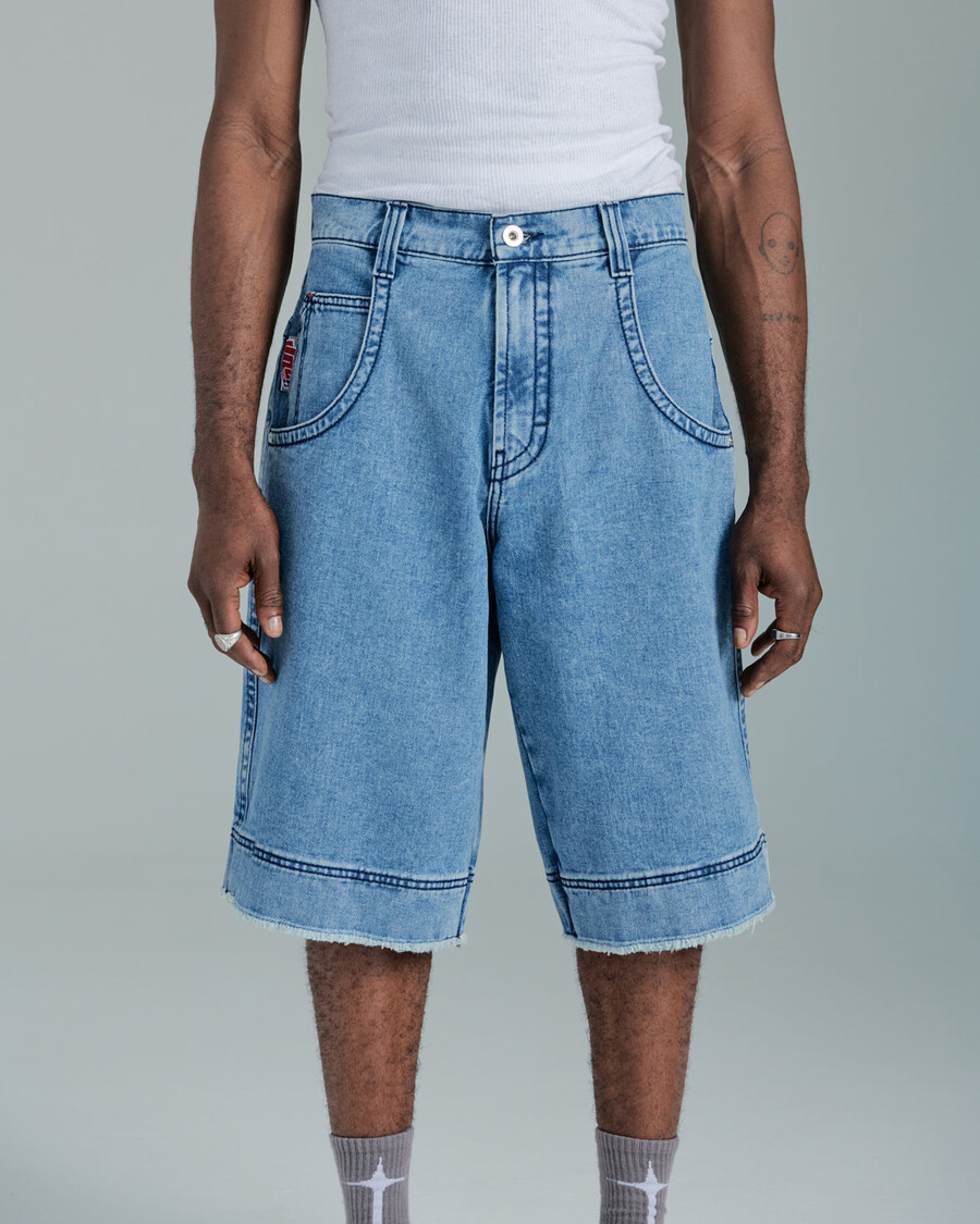Jnco Destroyer Shorts. 14" Inseam. Antique.