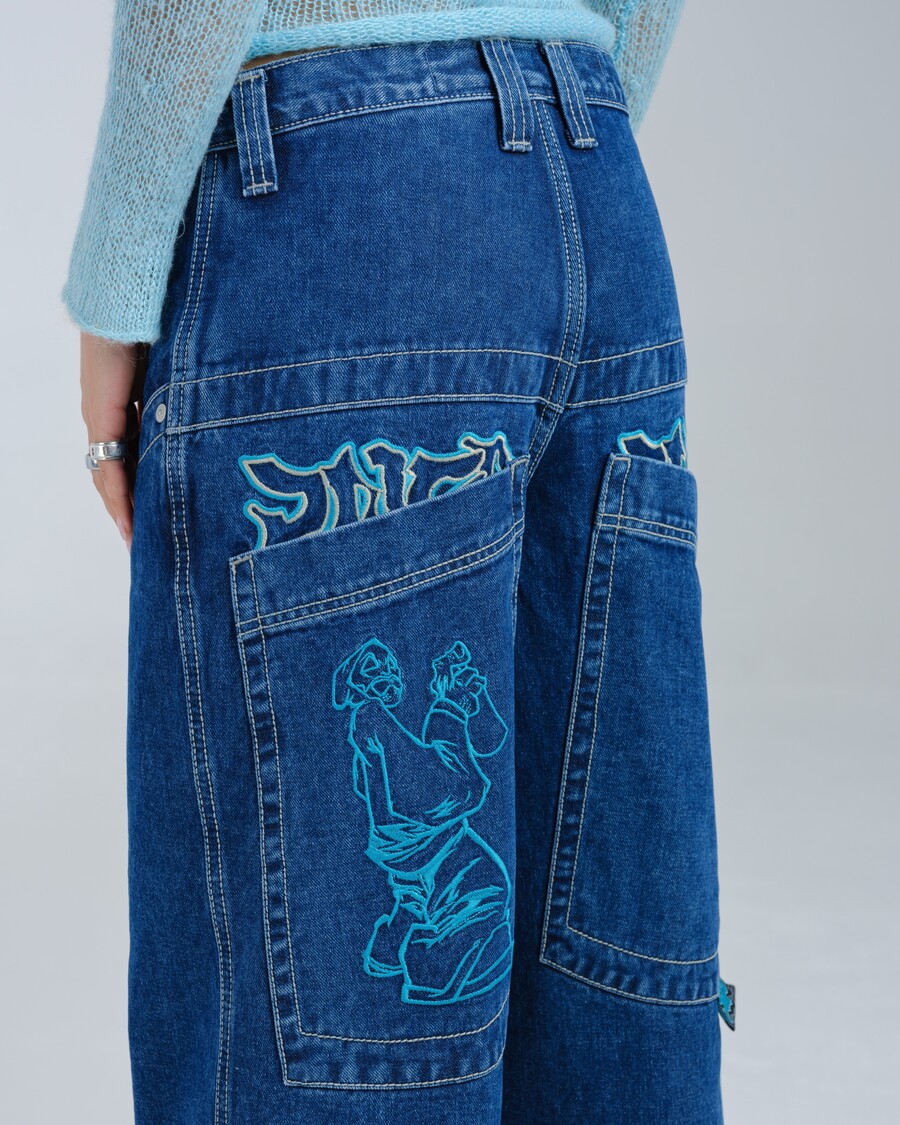 Jnco W Artistical Uprising. 26". Dark Stone.