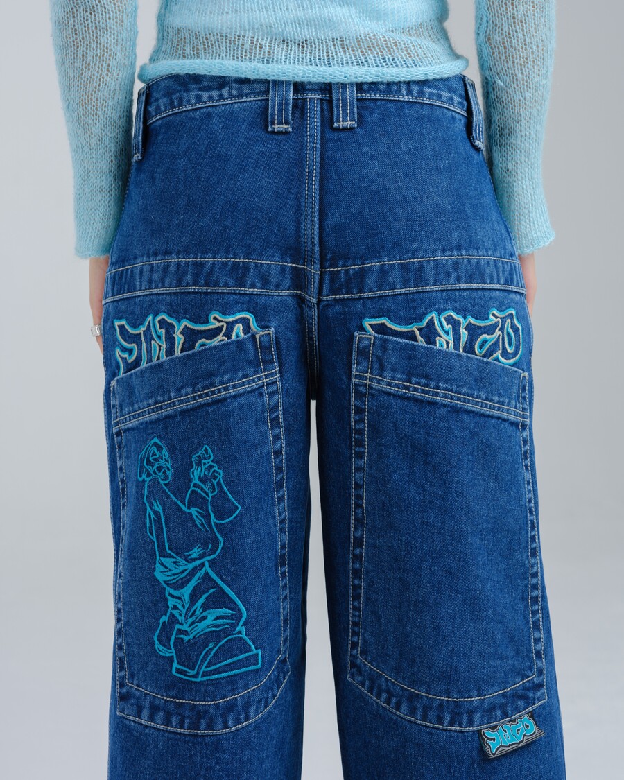 Jnco W Artistical Uprising. 26". Dark Stone.