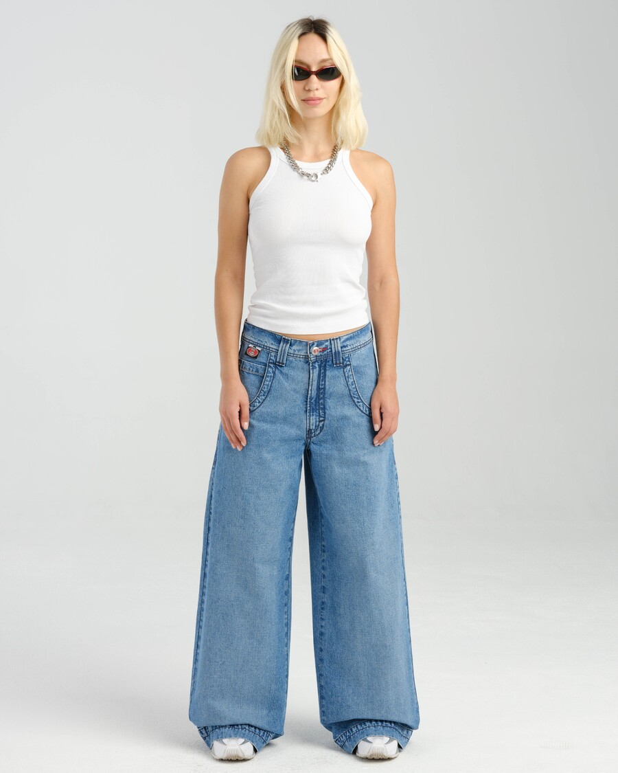 Jnco W Big Rig. 26". Hand-Sand Vintage.