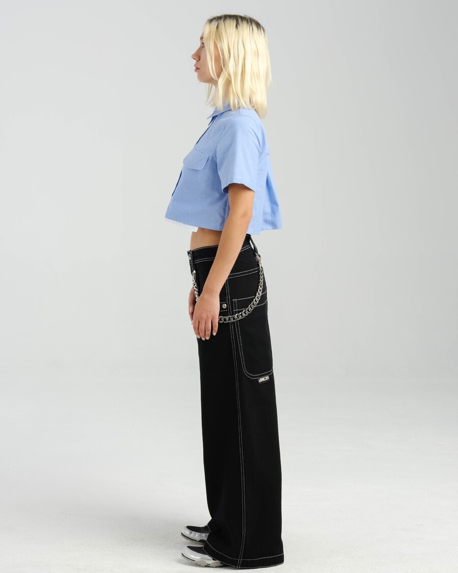 Jnco W1101 Crown Cannon. 26". Jet Black.