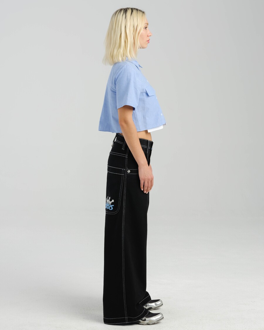 Jnco W1101 Crown Cannon. 26". Jet Black.