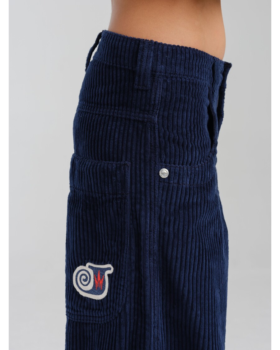 Jnco W101 Twin Cannon. 26". 4 Wale Corduroy. Navy.